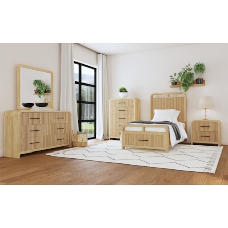 5-Piece Twin Storage Bedroom Set