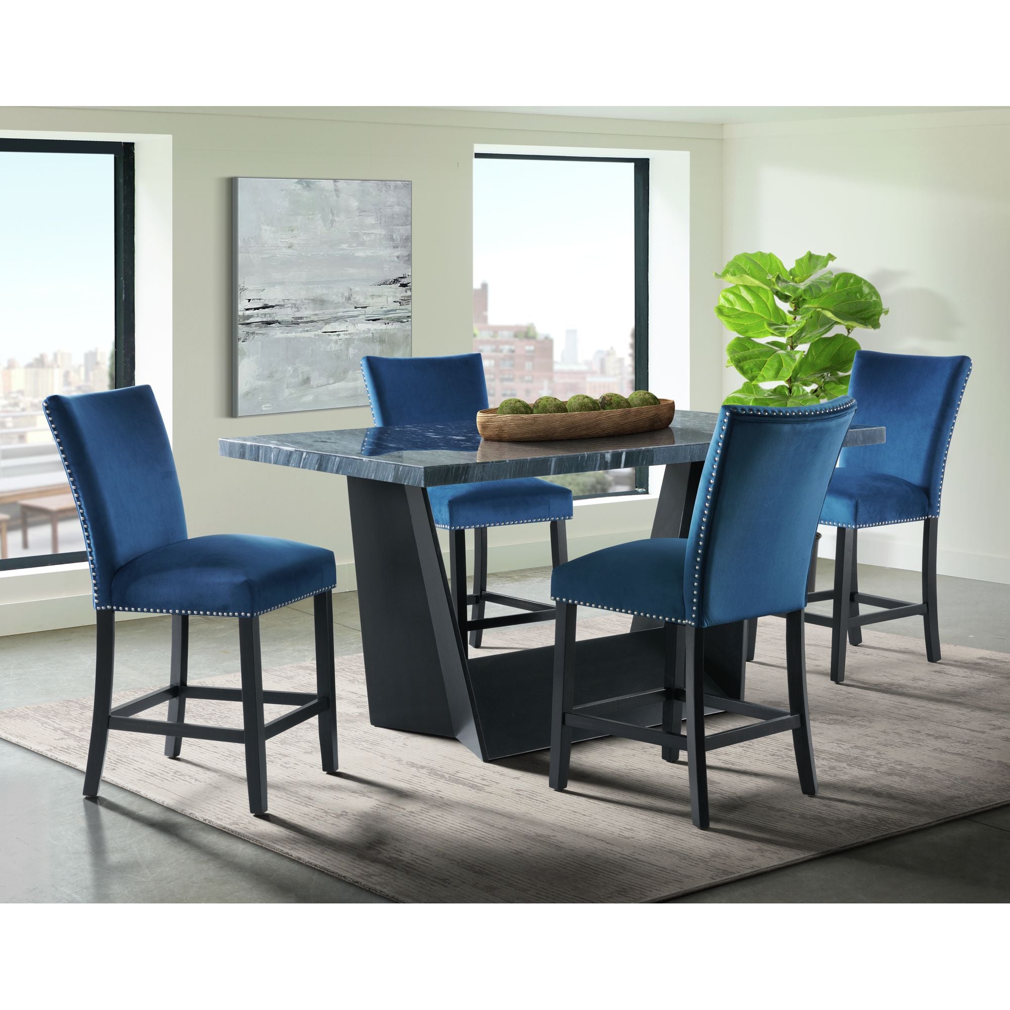 5-Piece Counter Height Dining Set