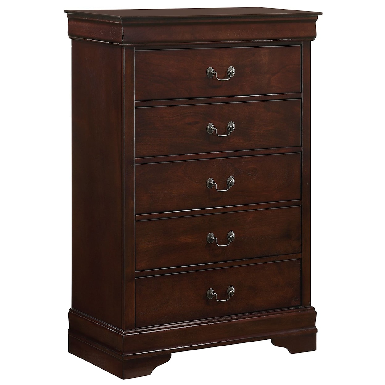 Elements International Louis Philippe 5-Drawer Chest