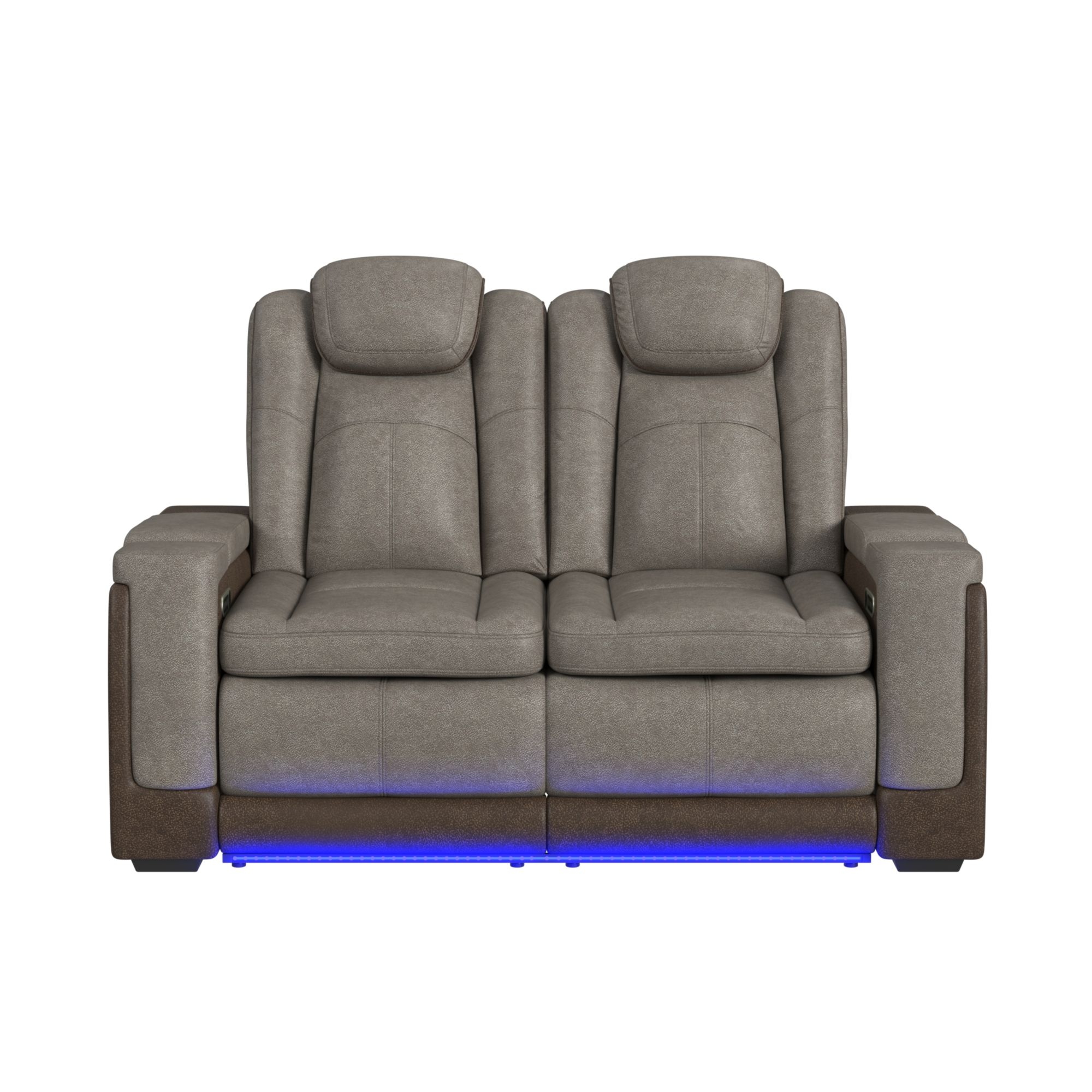 Elements International Lantana Power Motion Loveseat