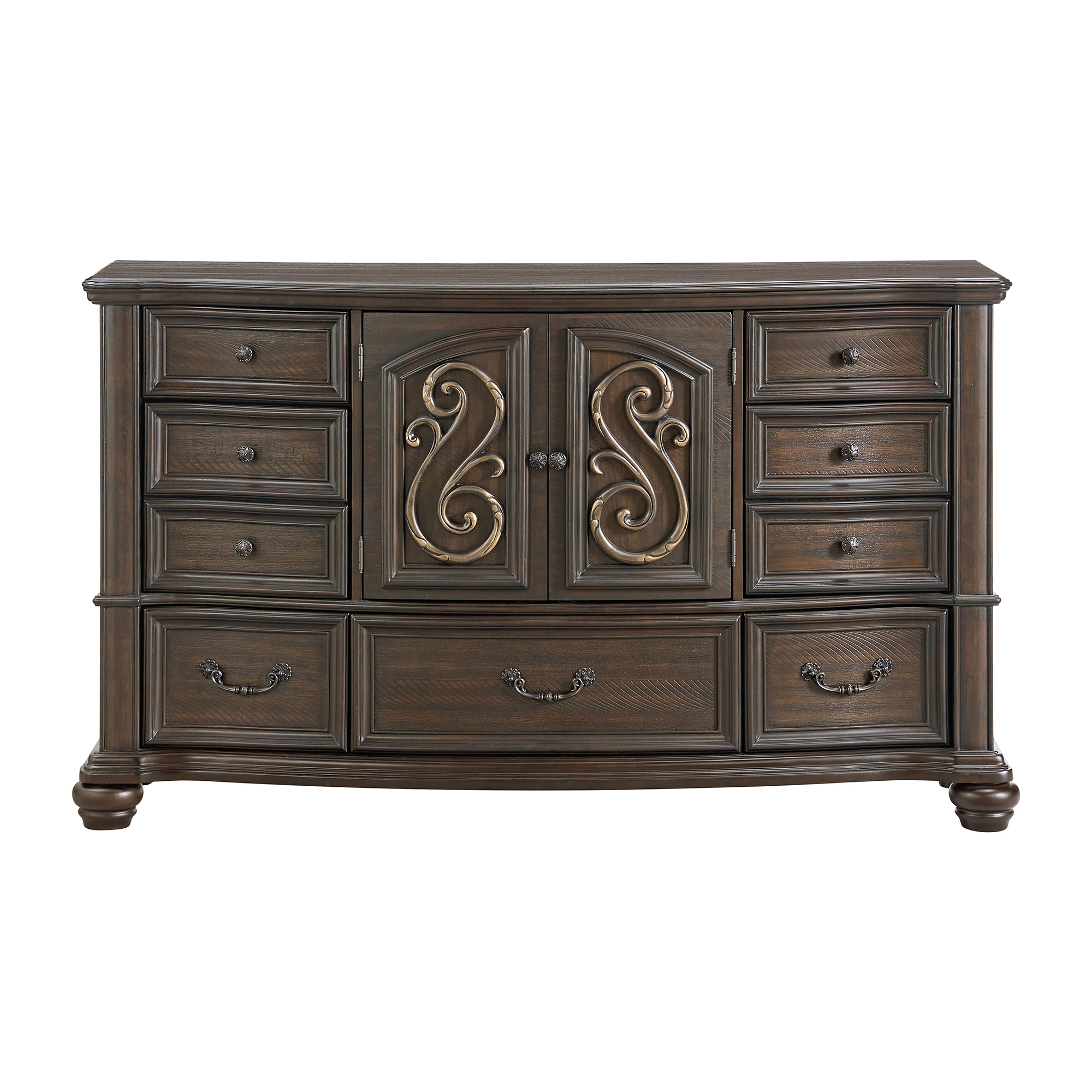 Brunswick 7-Drawer Dresser In Mahogany