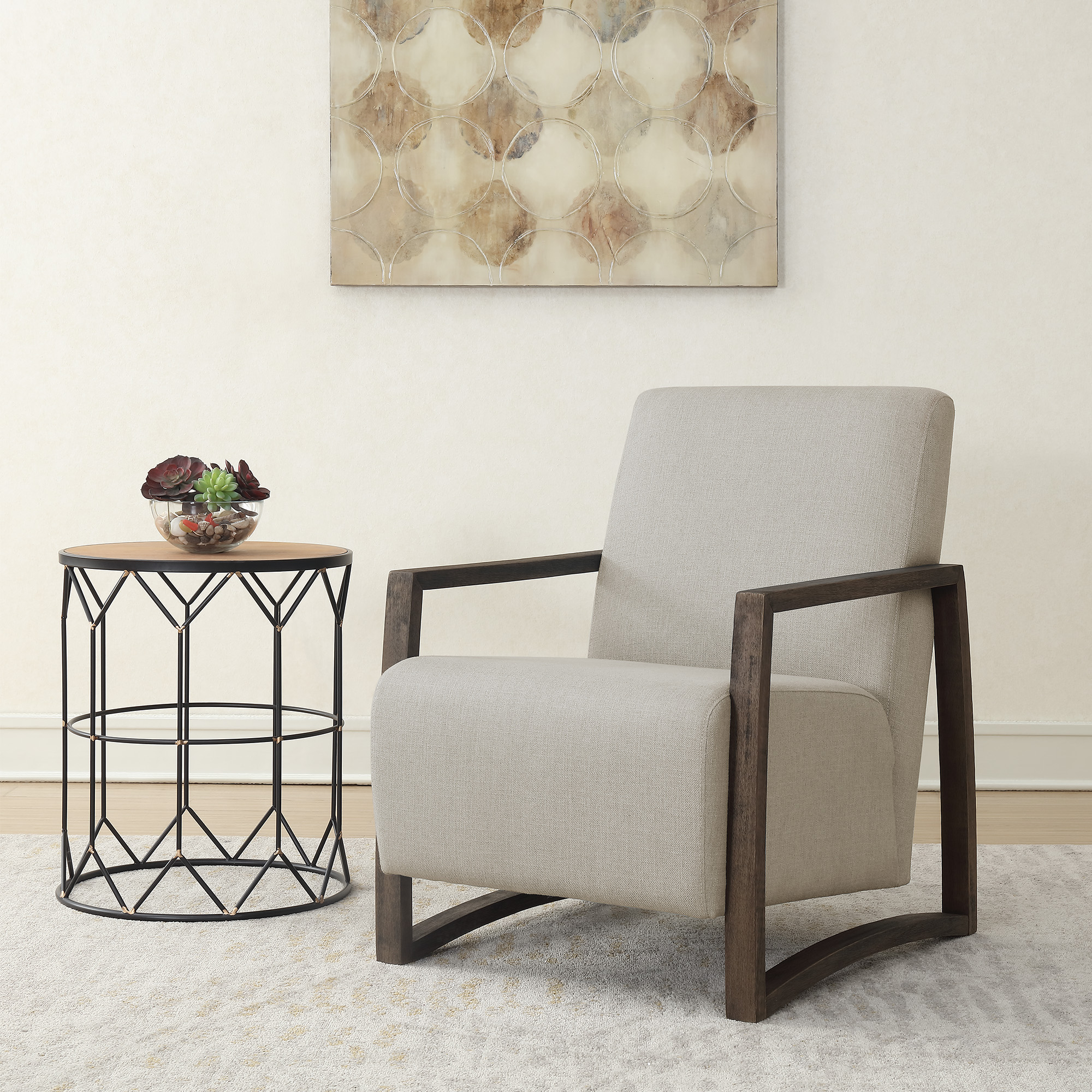 Elements International Furman Accent Chair