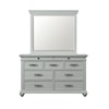 Elements International Slater Dresser and Mirror Set