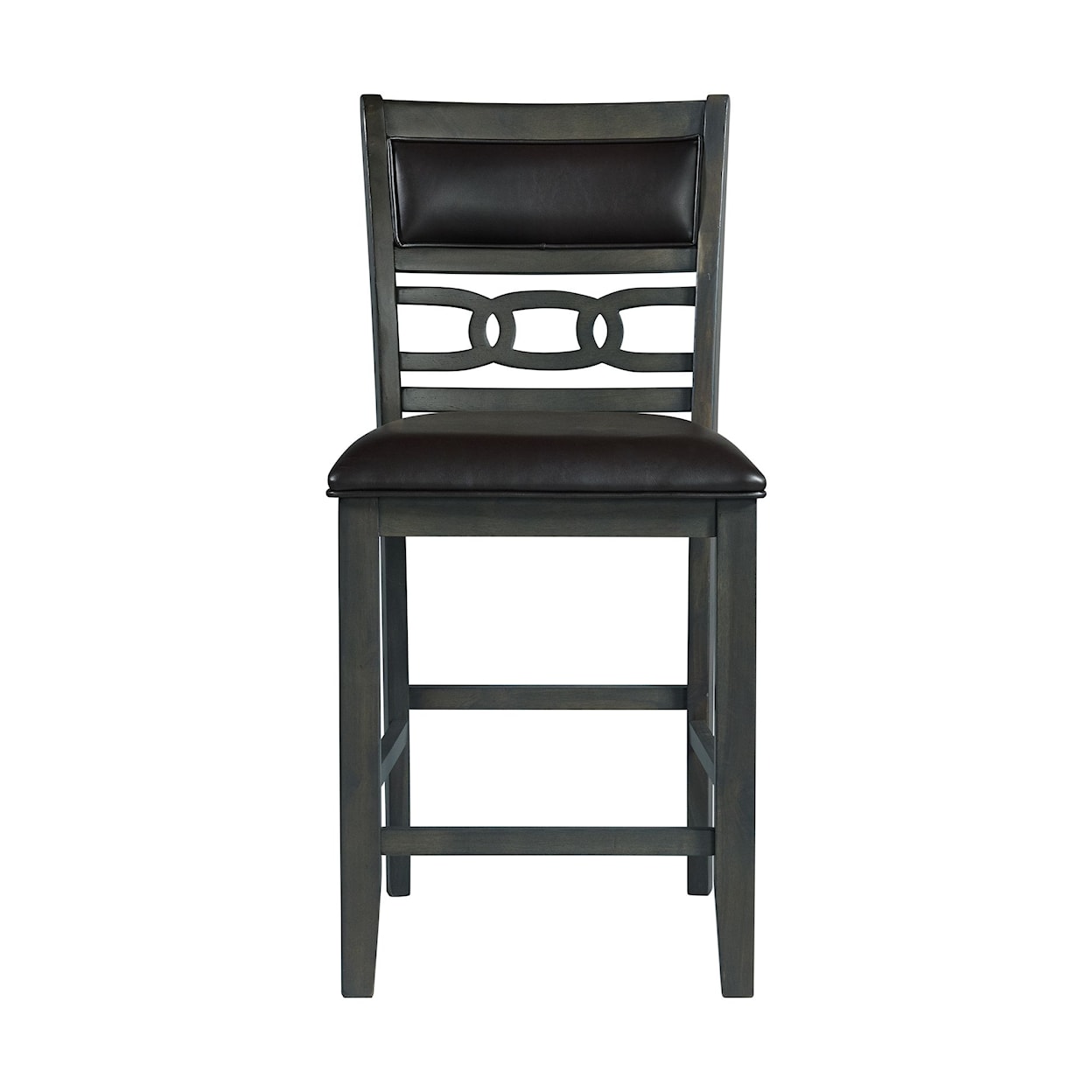 Elements International Amherst Set of 2 Counter Side Chairs