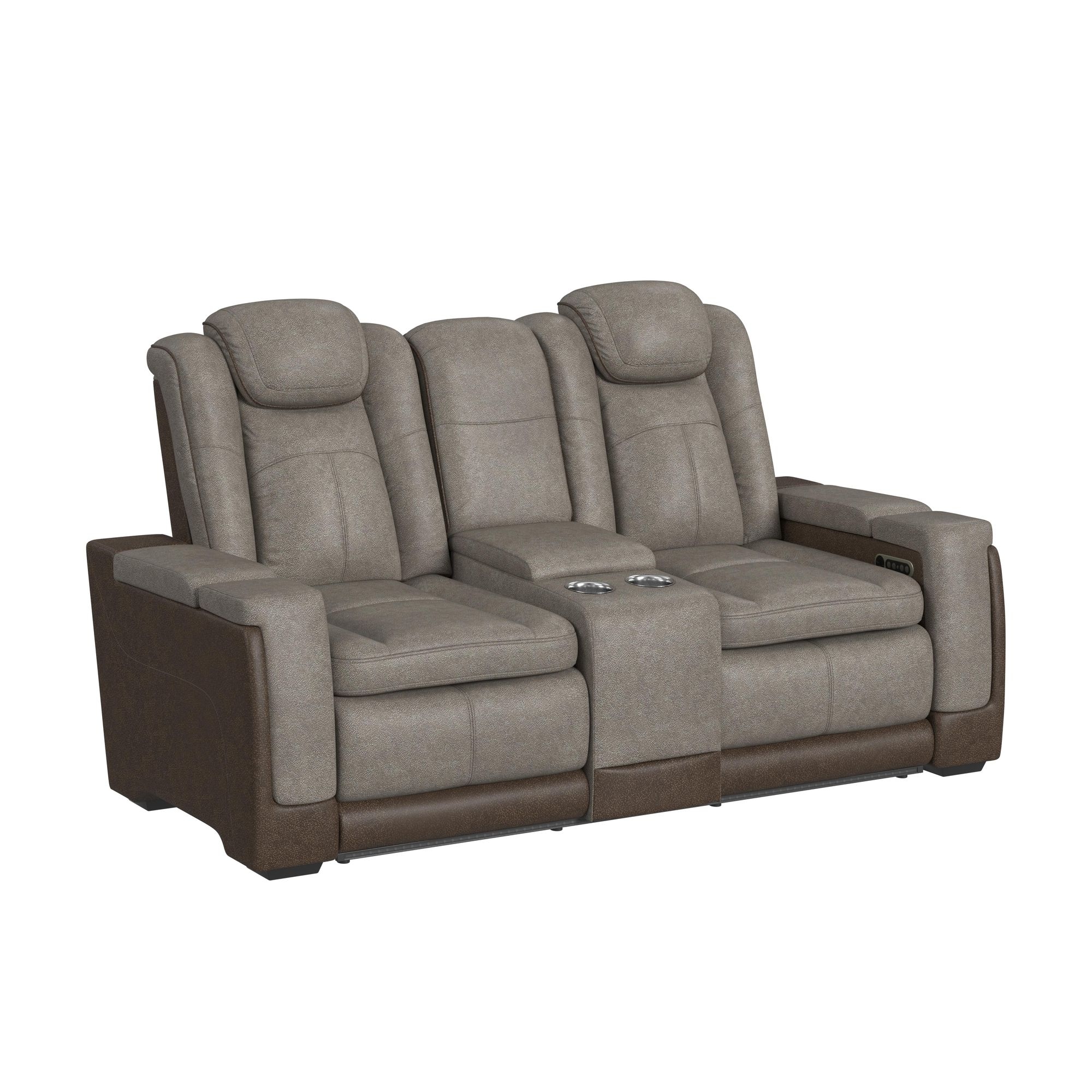 Elements International Lantana 3-Piece Reclining Living Room Set