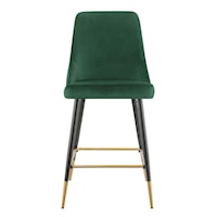 Contemporary Upholstered Bar Stool