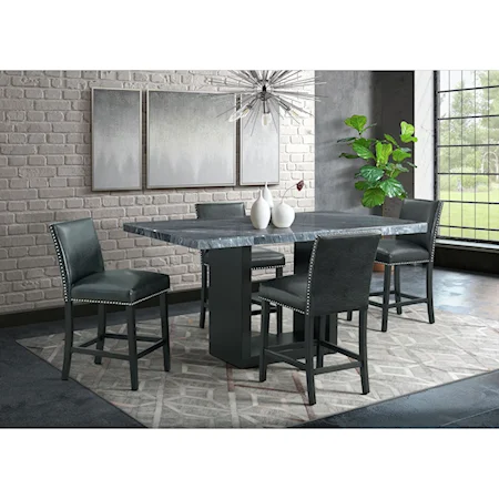 Contemporary Counter-Height Dining Table