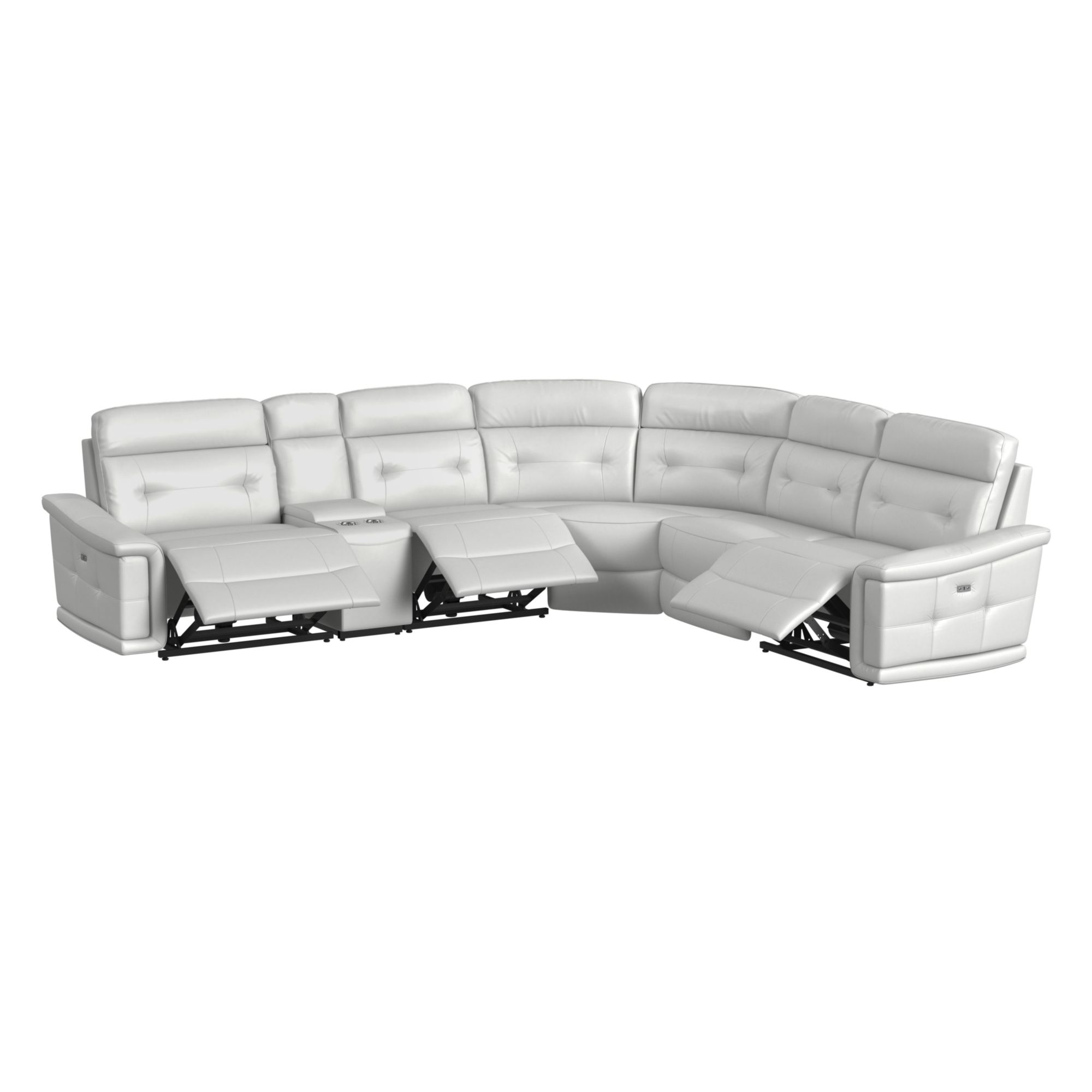 Elements International Summit Sectional Rhf Power Motion Recliner