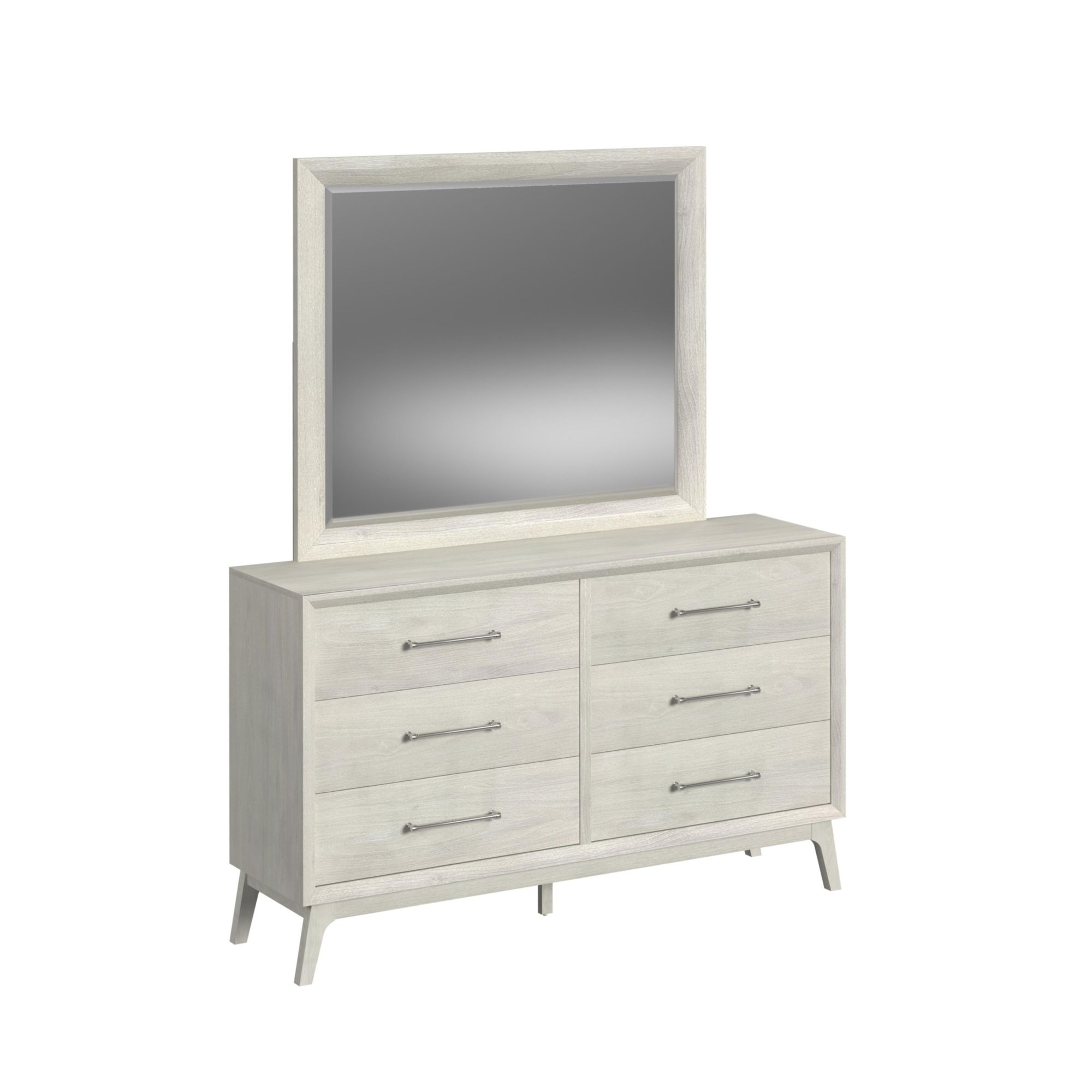 6-Drawer Dresser &amp; Mirror Set