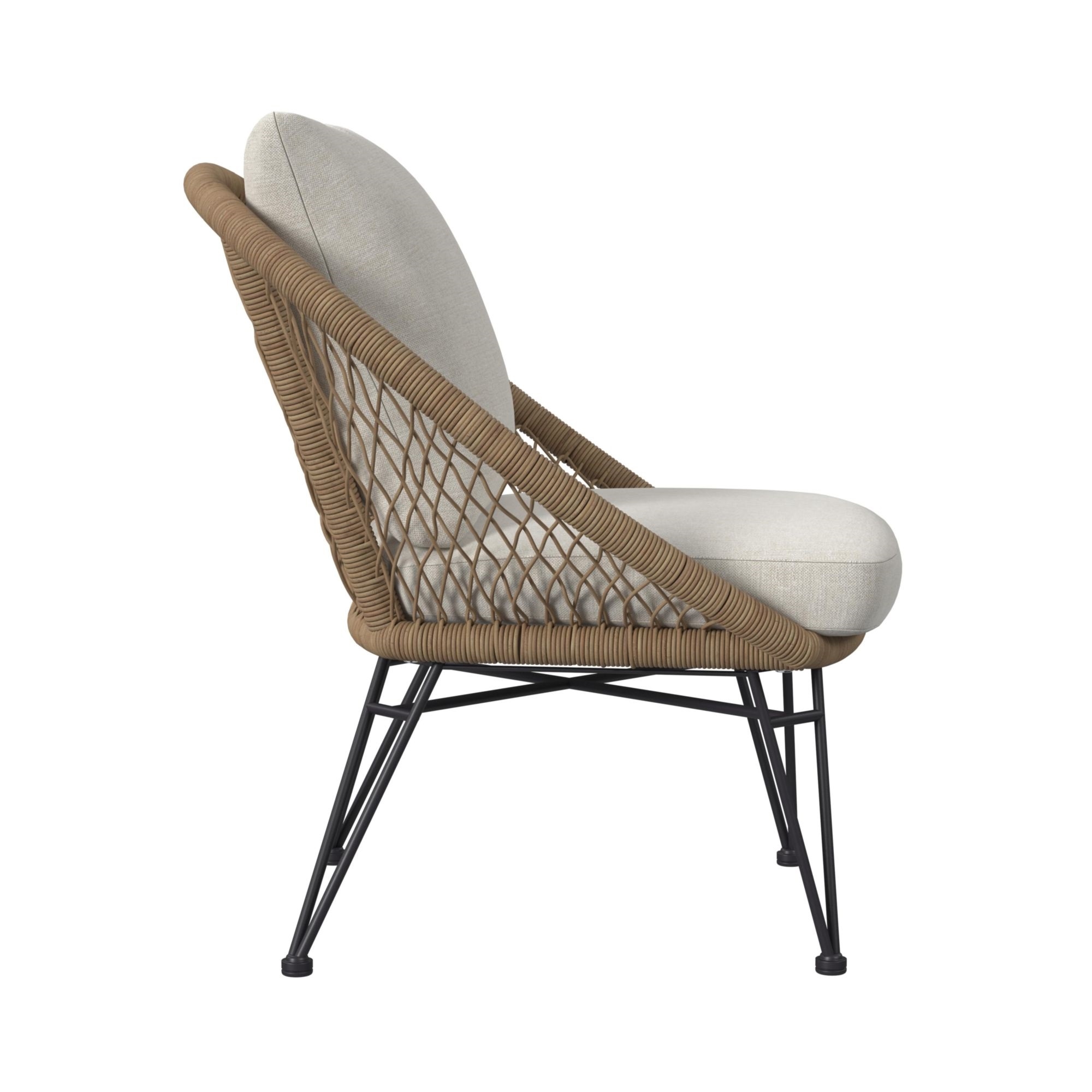 Elements International Grace Outdoor Seating 4Pc Set