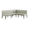 Elements International Peyton Sectional Dining Bench