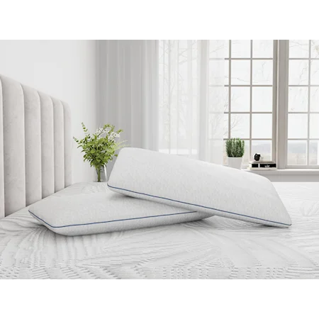 6-Piece Gel Memory Cool Foam Pillows