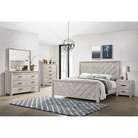 King Panel Bed