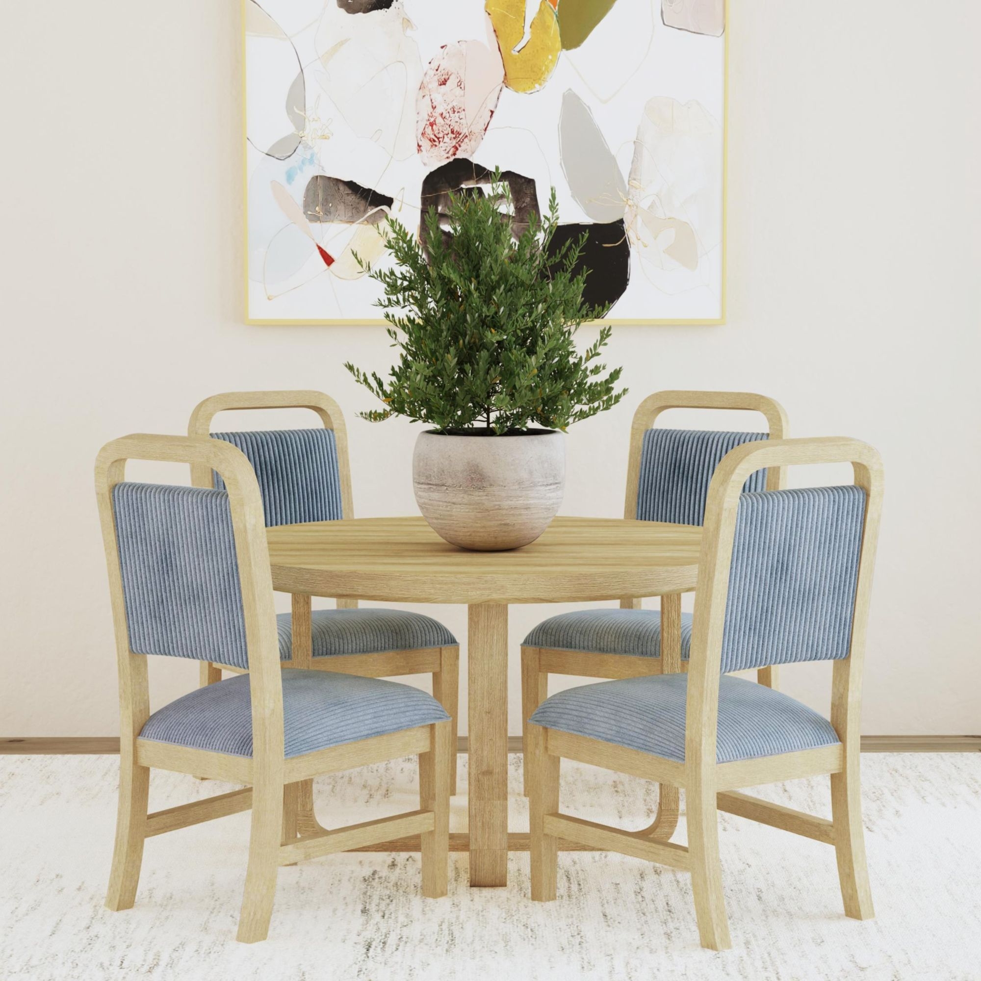 5-Piece Round Dining Set