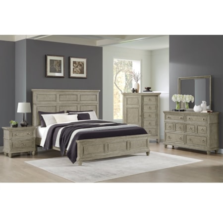 King Panel Bed