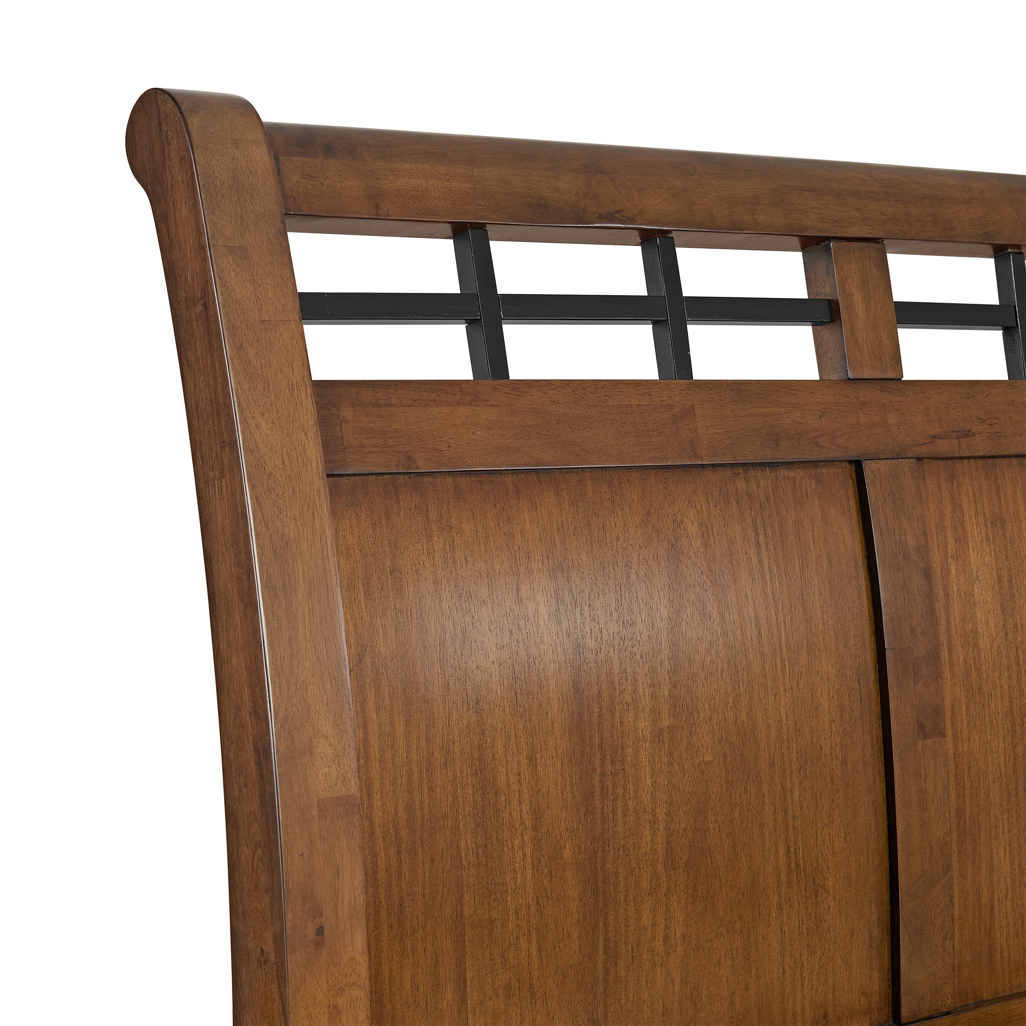 Elements International Gage Sleigh Storage Bed