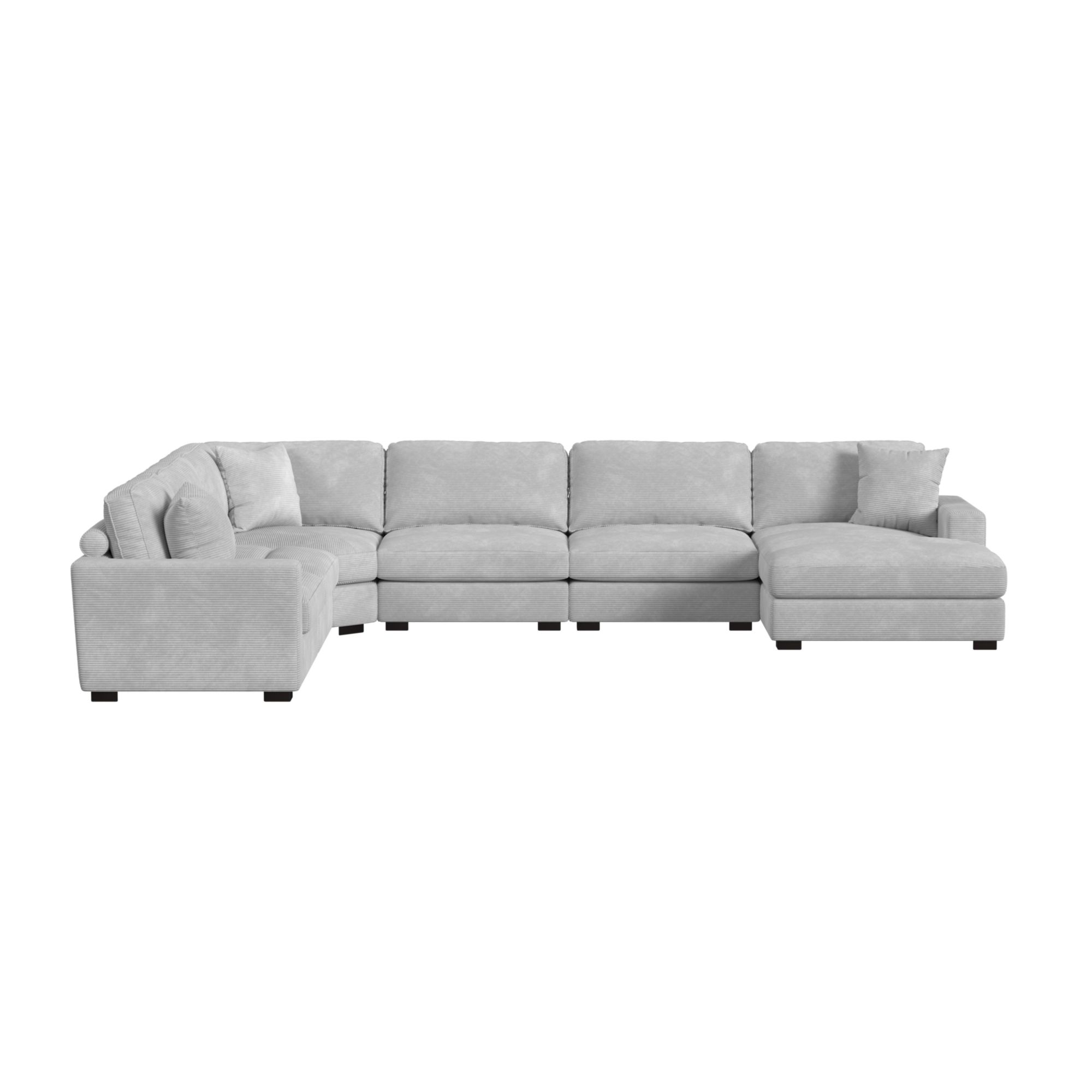 Modular 6-Piece RHF Sectional