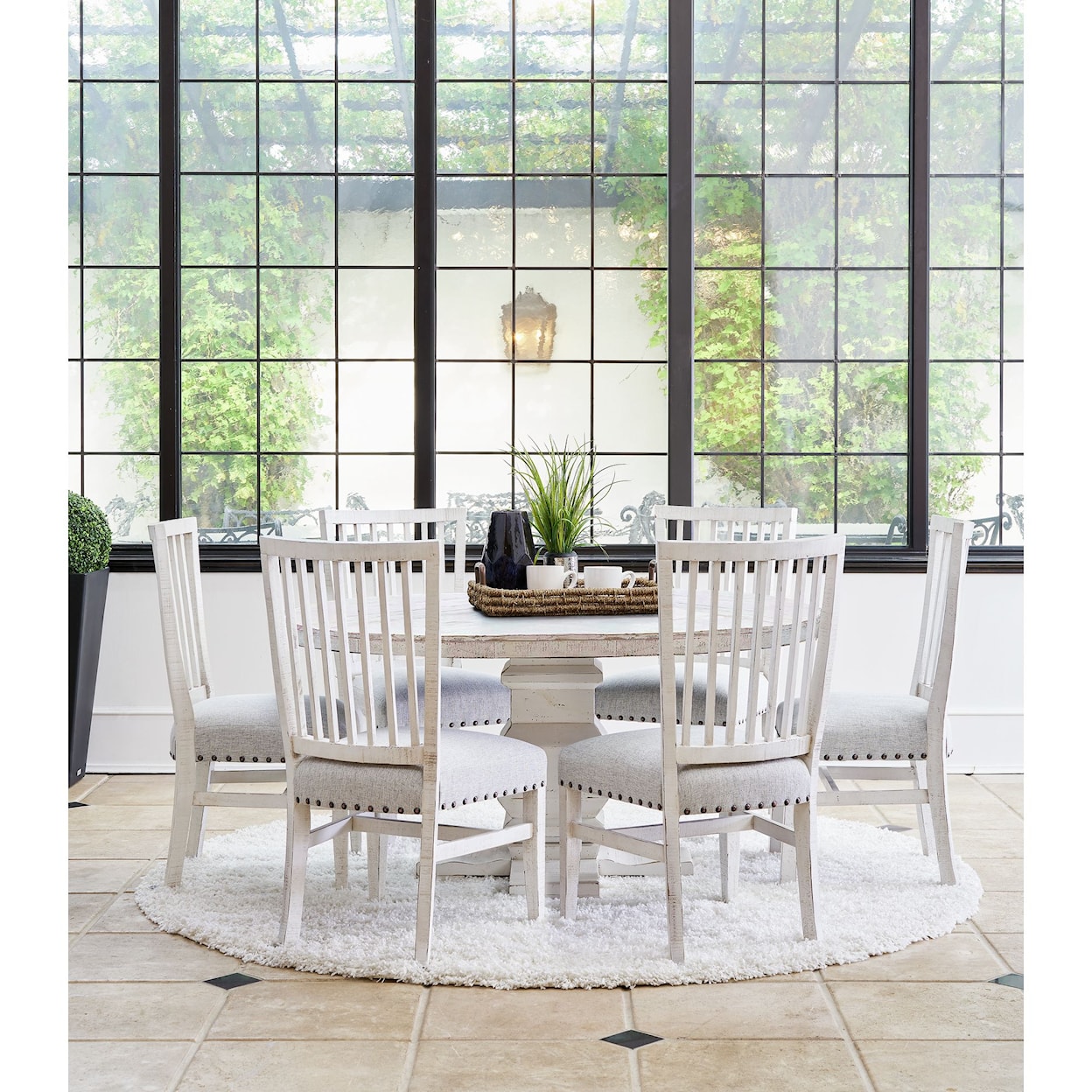 Elements International Condesa Round Dining Table