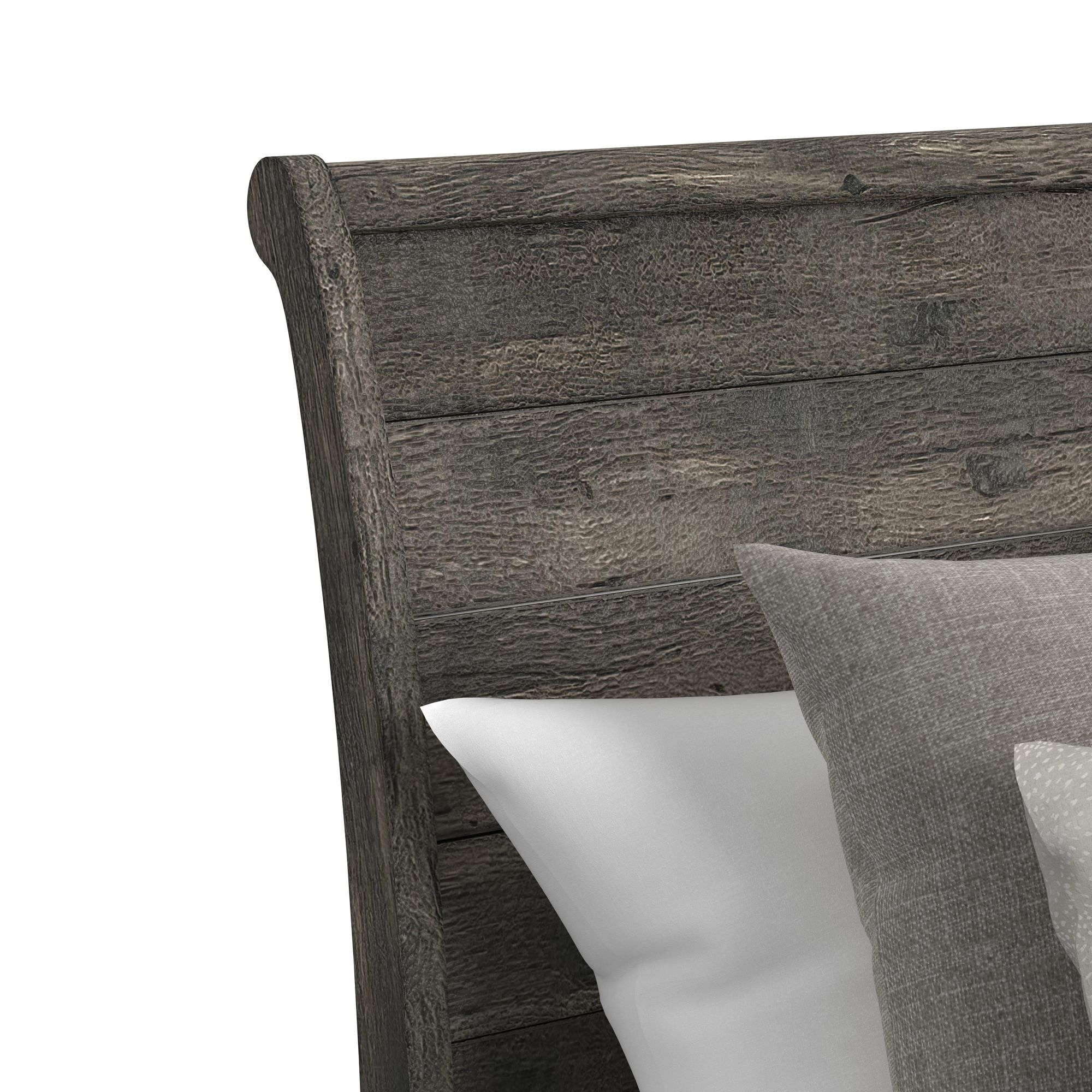 Elements International Park Ridge Queen Sleigh Storage Bed