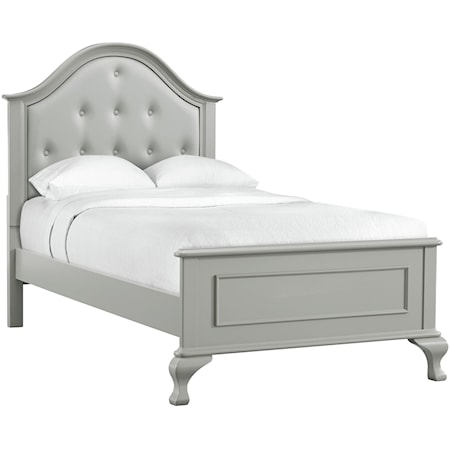 Jesse Twin Panel 5PC Bedroom Set in Grey