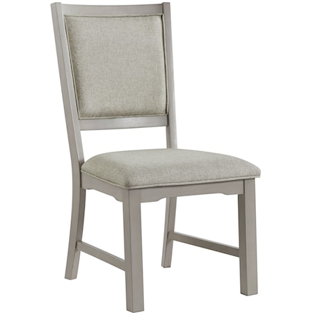 Contemporary Gray Side Chair