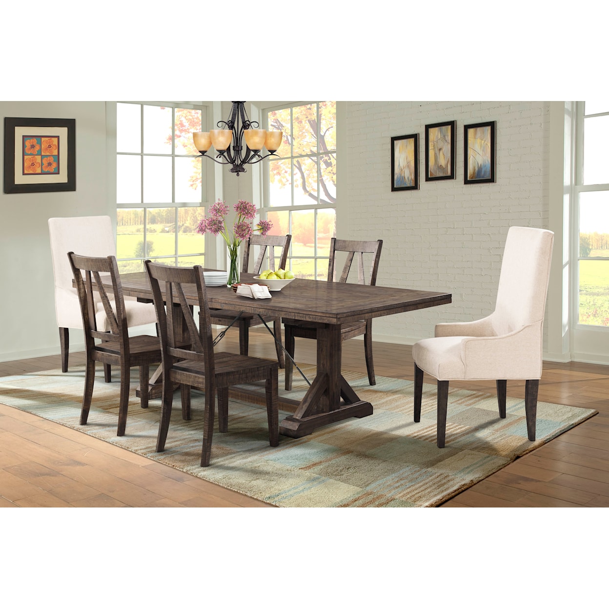 Elements International Finn 5-Piece Dining Set