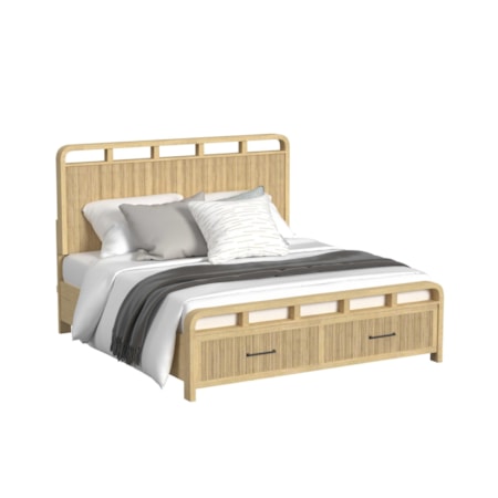 King Storage Bed