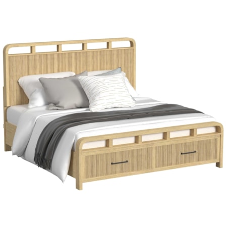 King Storage Bed