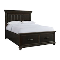 Transitional 6-Piece Queen Storage Bedroom Set