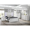 Elements International Moondance Queen Panel Bed