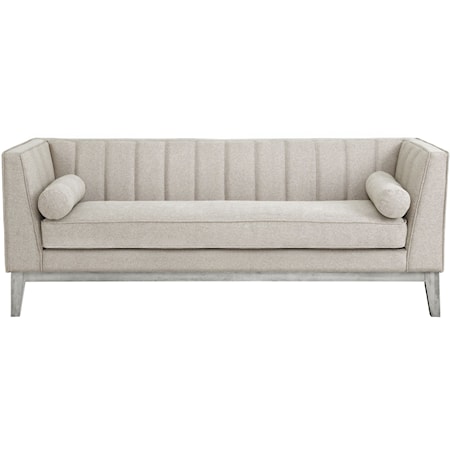 Contemporary Channeled Sofa