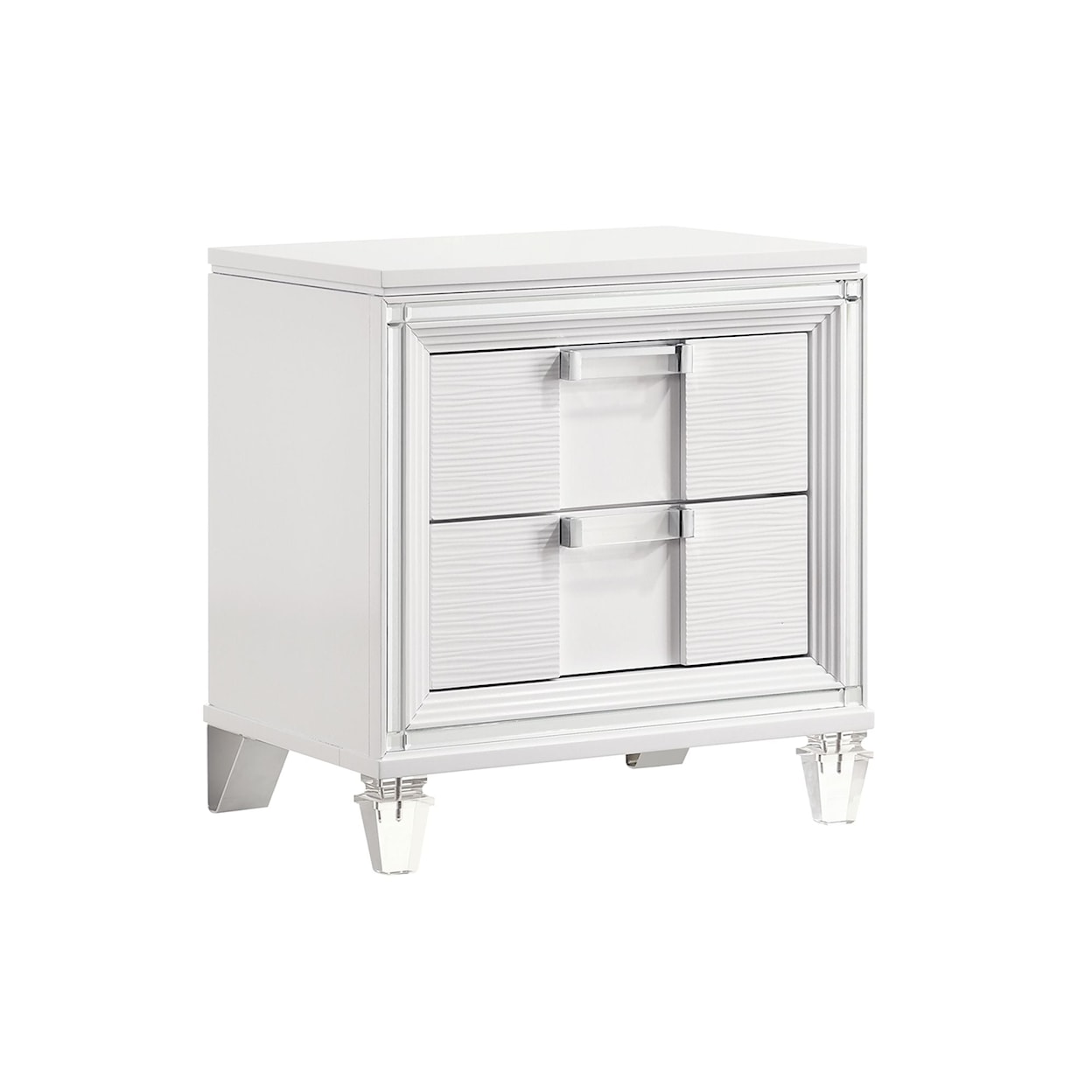 Elements International Twenty Nine Youth Nightstand White