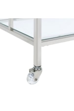 Elements International Ezra Contemporary Square End Table