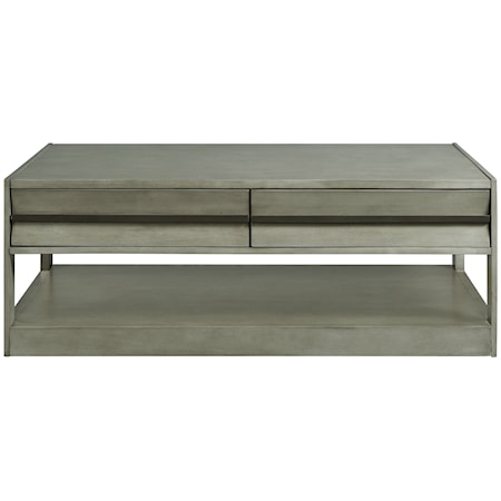 Contemporary Coffee Table with Drawers