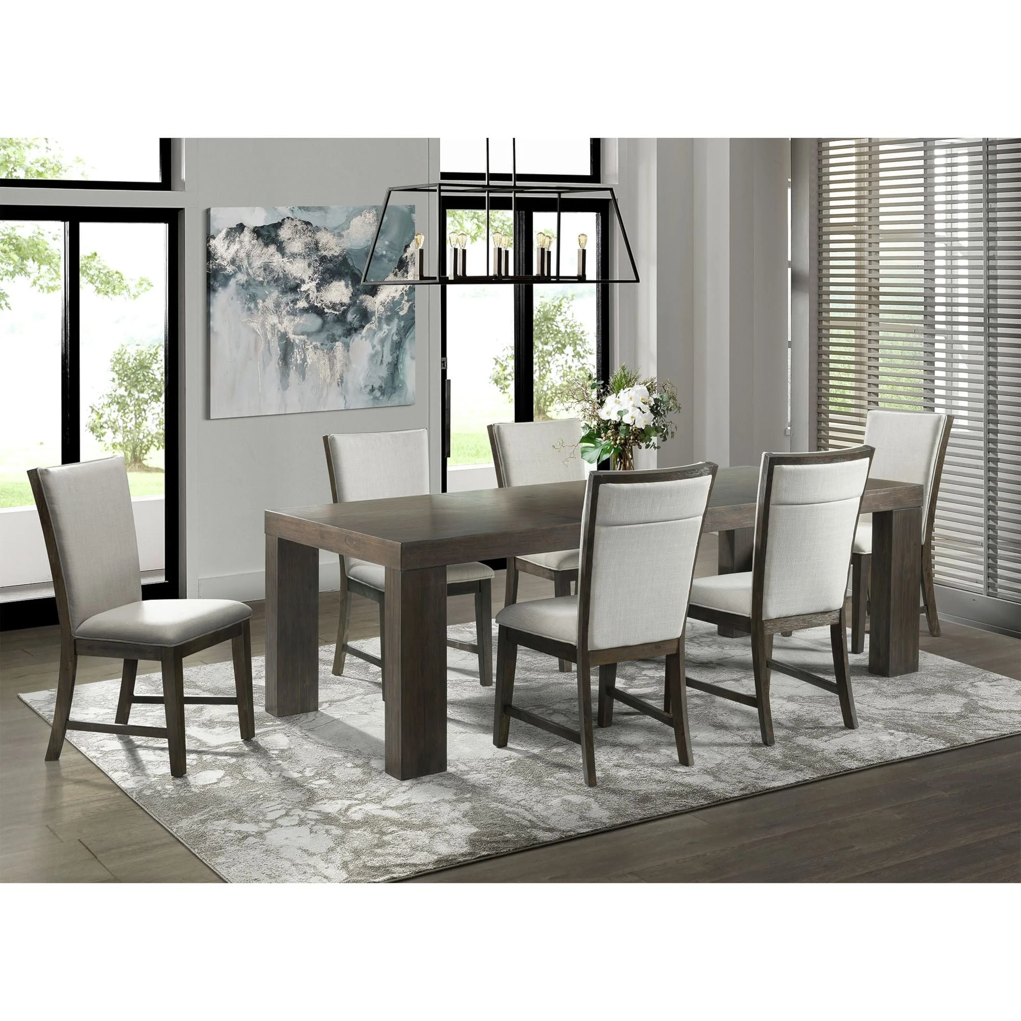 Elements Grady DGD1007PC Transitional Dining Room Set | Royal Furniture ...