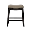 Elements Parkside 24'' Counter Stool - Linen / Dark Wash