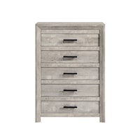 Contemporary 5-Drawer Chest