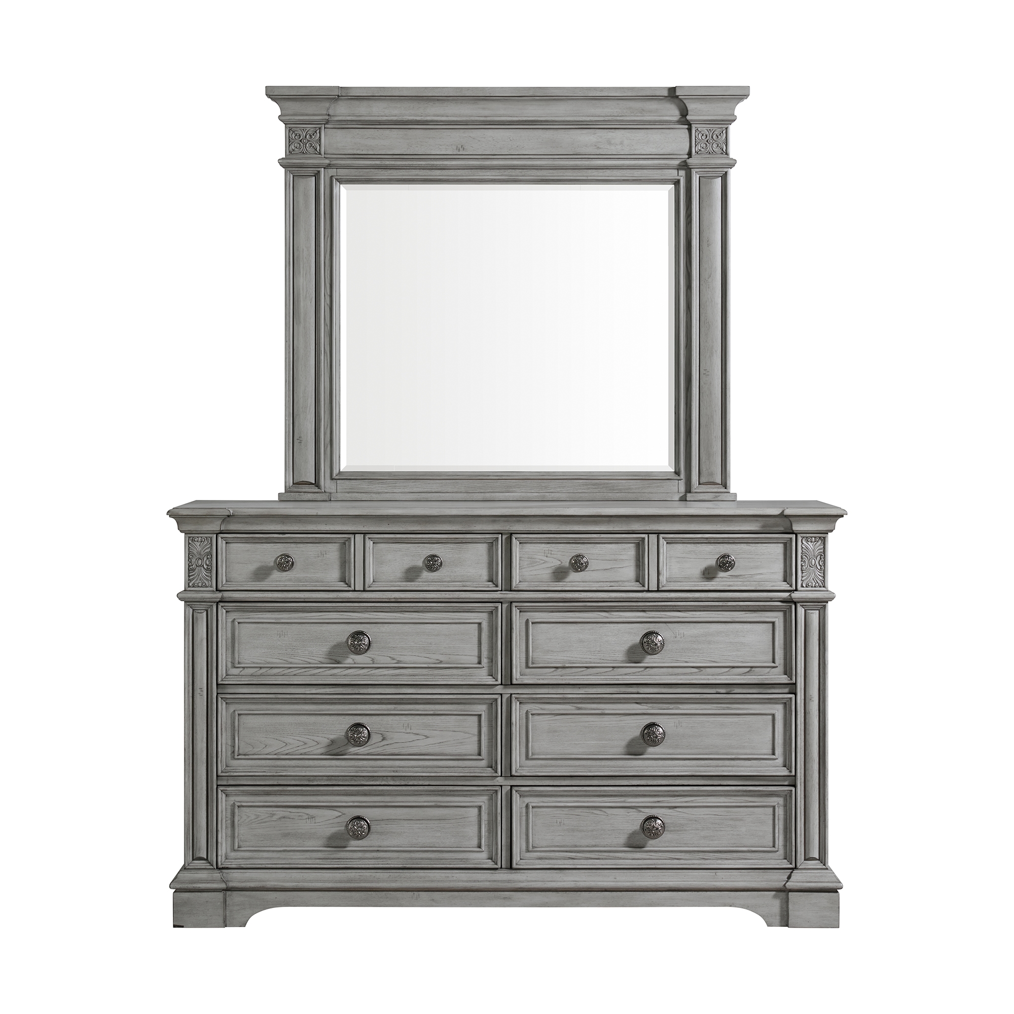 9-Drawer Dresser and Mirror