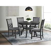 Transitional 5-Piece Dining Set