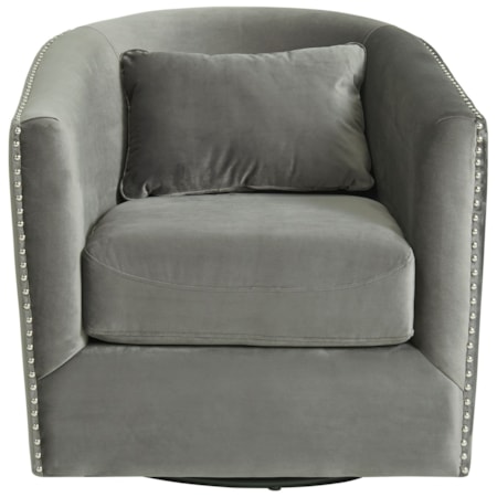 STANTON GREY SWIVEL CHAIR |