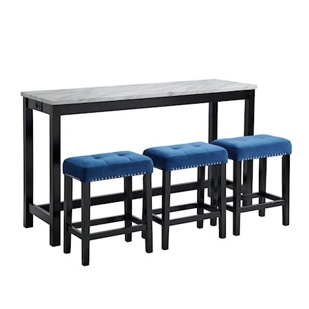 4-Piece Bar Table Set