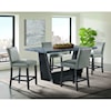 Elements International Beckley 5-Piece Counter Height Dining Set