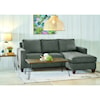 Elements International 409 Chaise Sofa