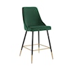 Elements International Ben Barstool Upholstered Bar Stool