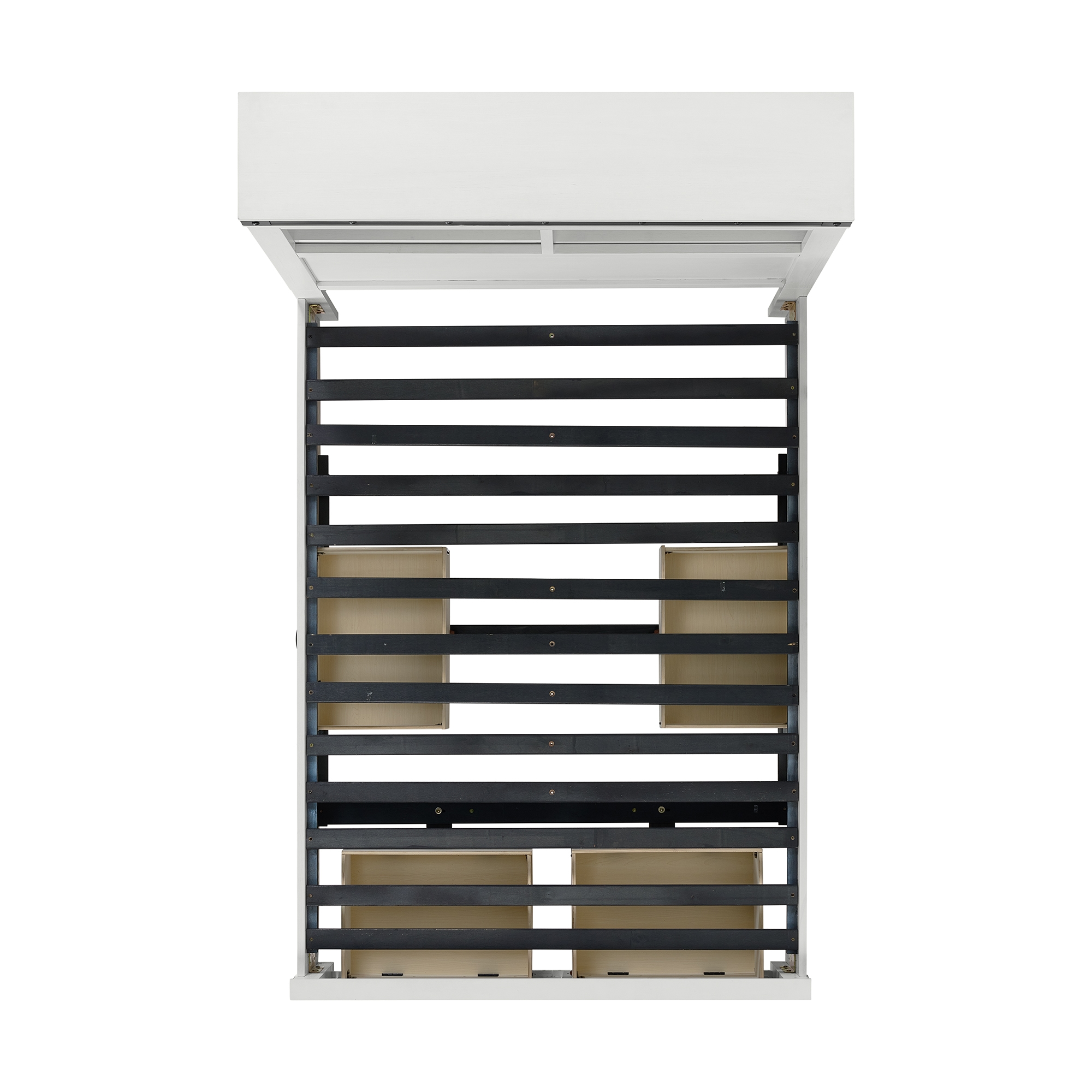 Elements International Wade Full Platform Storage Bed