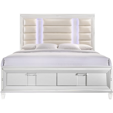 King Bed White