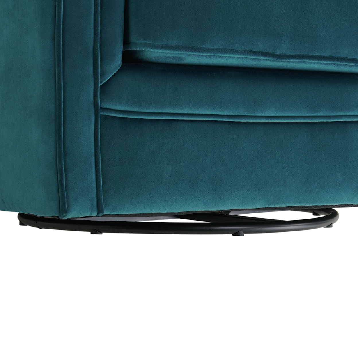 Elements Loden Upholstered Swivel Accent Chair