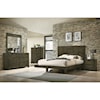 Elements International Logic Queen Panel Bed