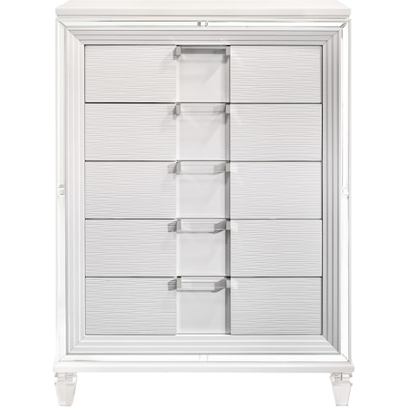 Chest White with Lift Top Mirror
