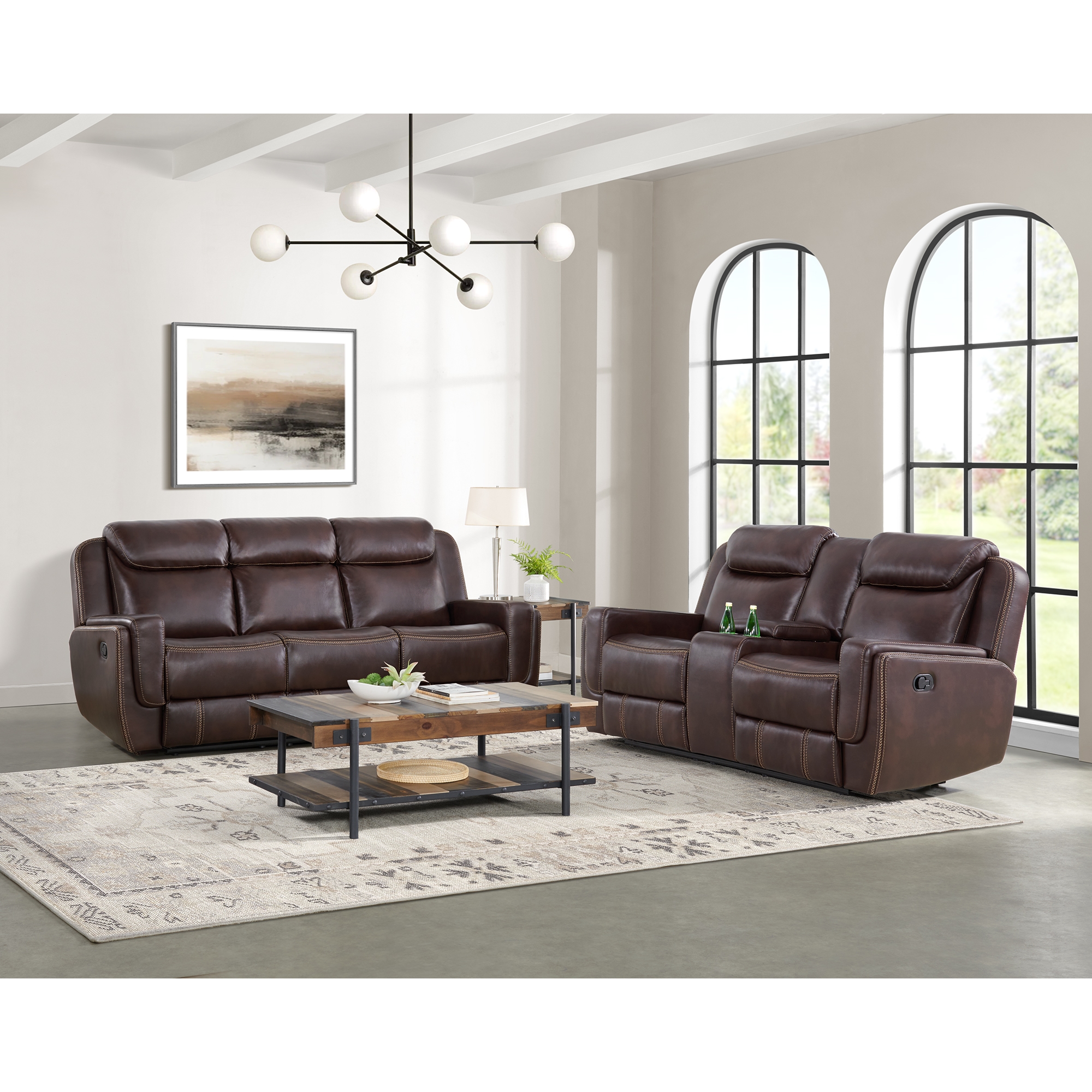 Glider Manual Reclining Sofa